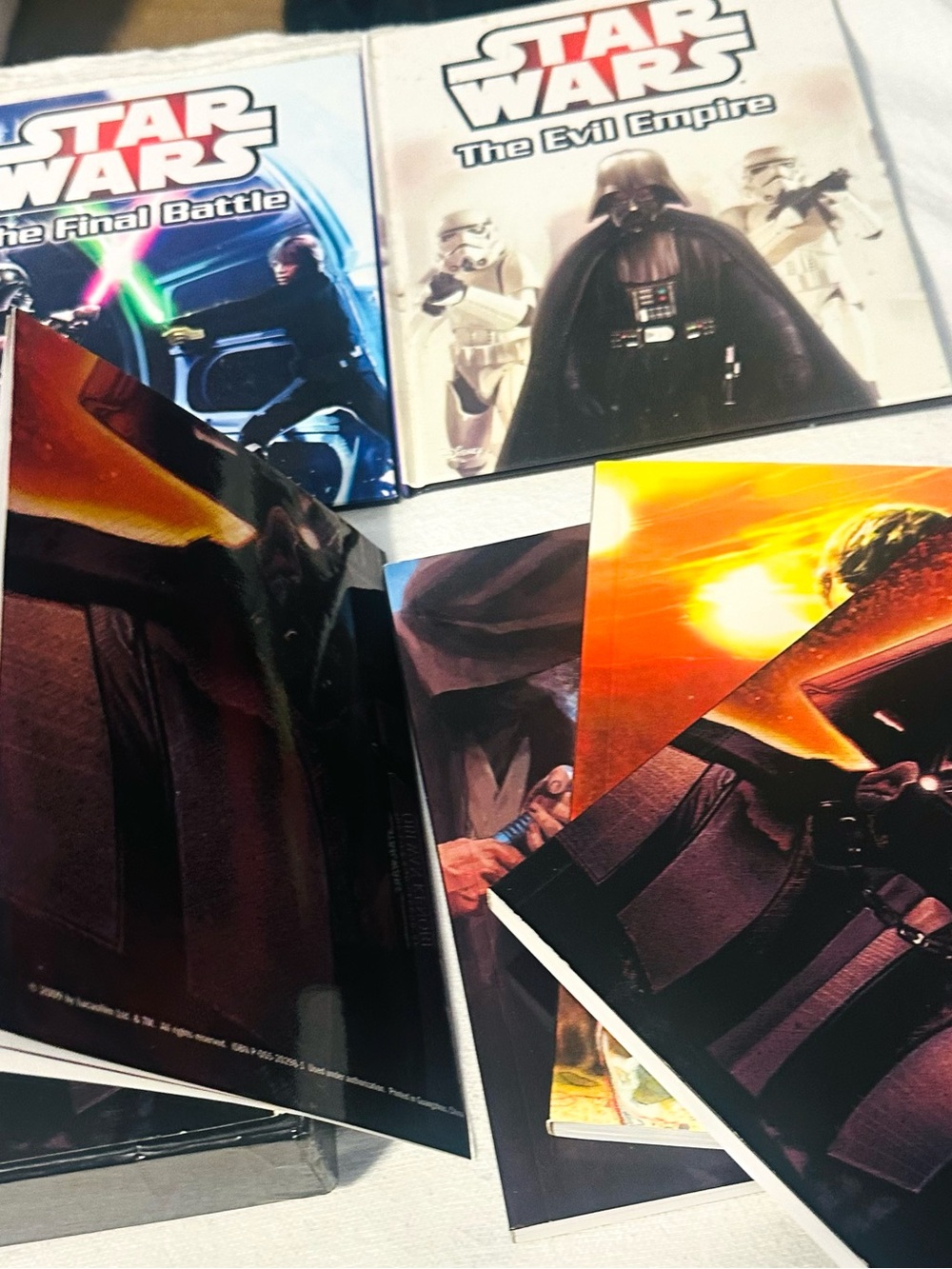 : Star Wars Book Lot: 2009 Scholastic Biography Box Set + 6 Storybooks